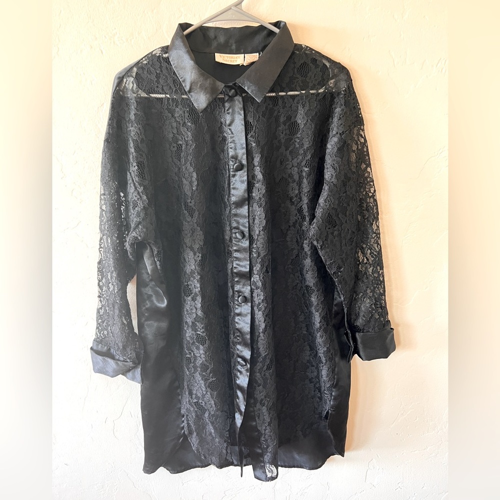 *Sold on Mercari* Victoria’s Secret lace night shirt